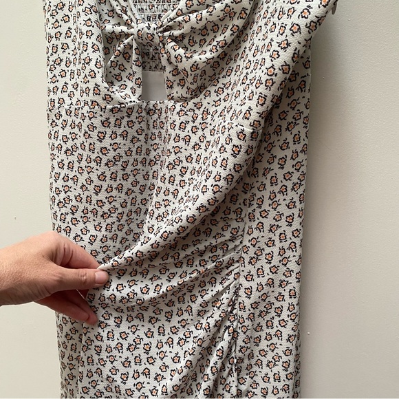 French Connection Aura Ditsy Print Verona Dress – Floral Midi, EUC - Picture 4 of 9